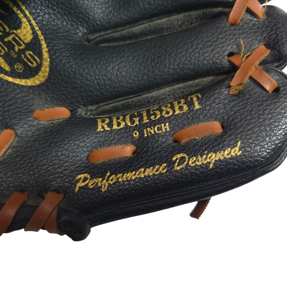 Rawlings Players Series 9 Inch Youth T-Ball Baseball Glove Black RBG158BT - Picture 7 of 7